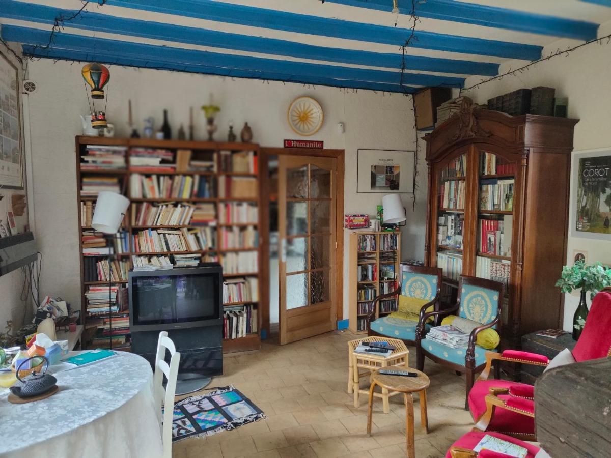 La Maison Bleue De Husseau Ancienne Ferme Semi-Troglodytique 18E Siecle Villa มงต์ลุยส์-ซูร์-ลัวร์ ภายนอก รูปภาพ